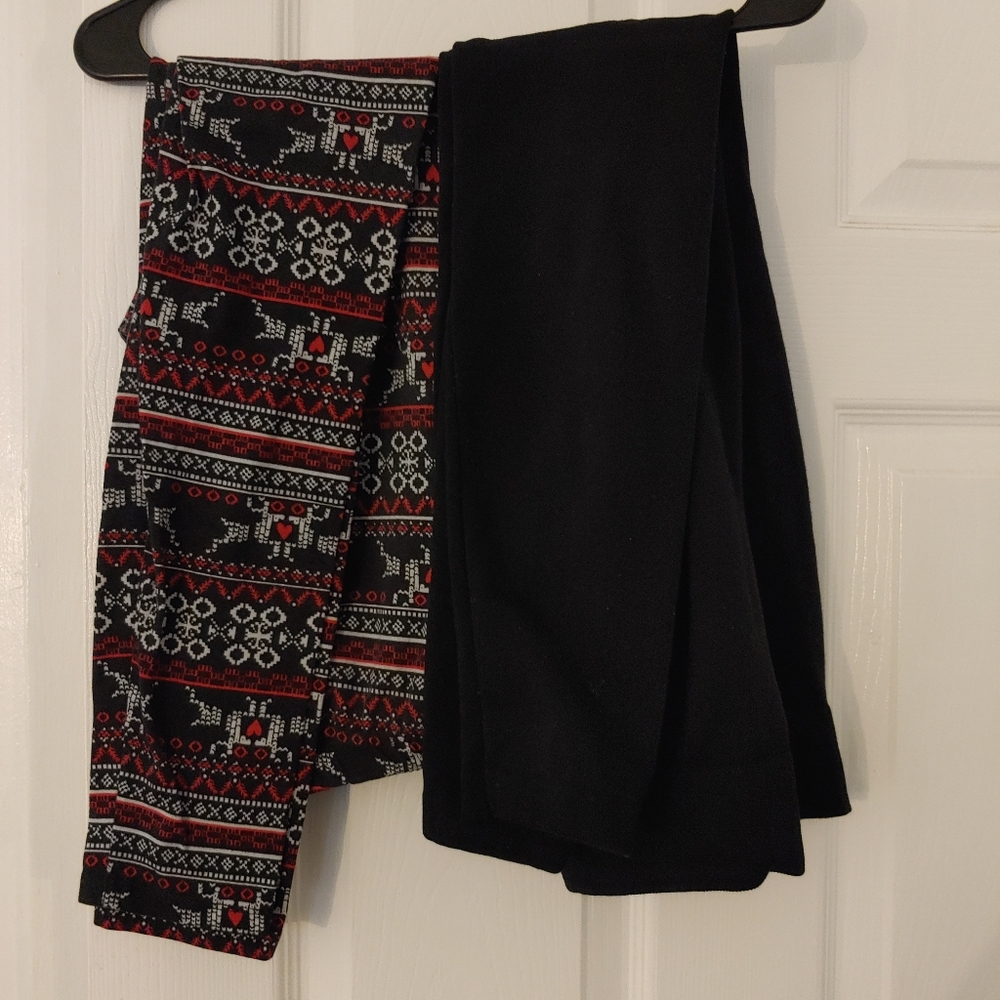 Thermal and Christmas leggings